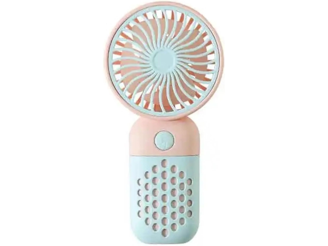 Mini ventilador de mesa portátil USB para uso doméstico y exterior.
