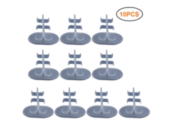 Pequeños soportes de plástico para muñecas (5-10 unidades) para exhibición
