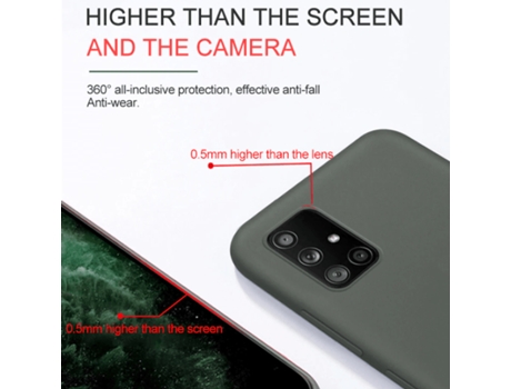Funda Cleargorilasglass Proteção Traseira para Tcl 40 Se Tcl 40 Se GIFT4ME Negro