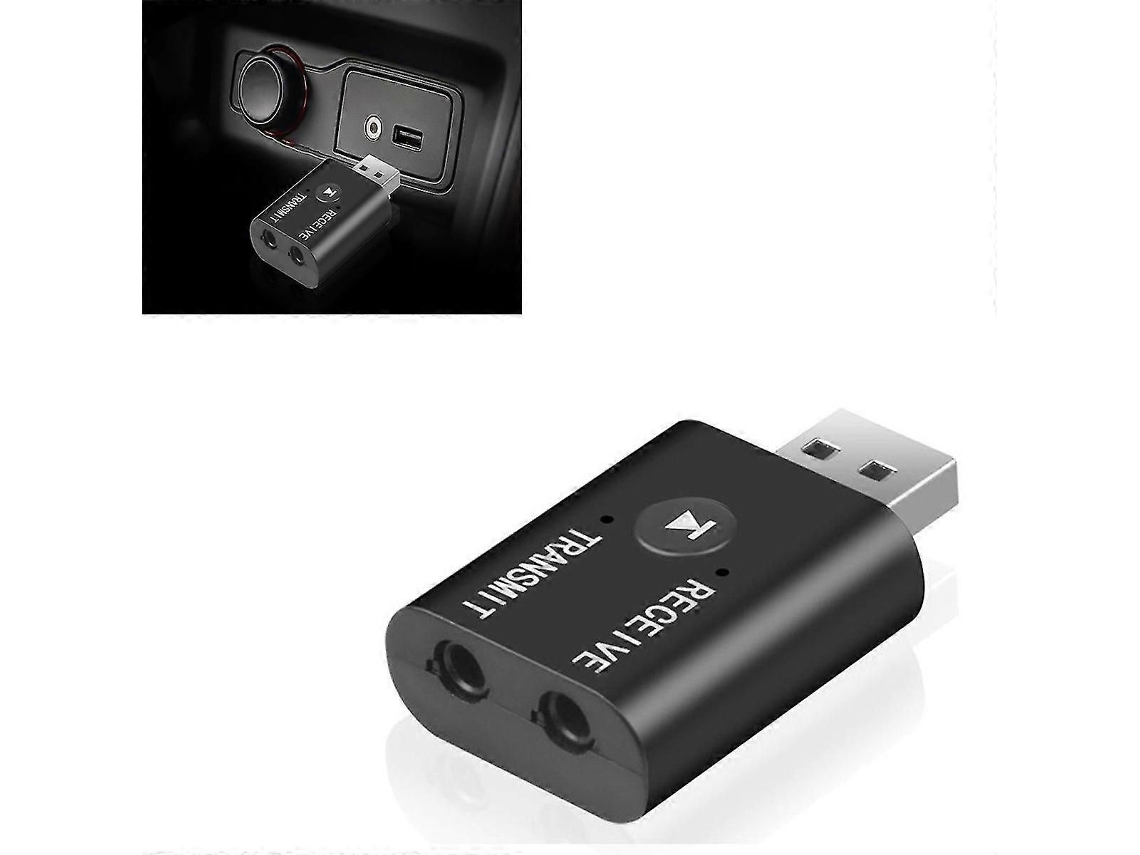 Adaptador transmisor y receptor Bluetooth USB 2 en 1 Yet-tr6