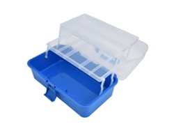 Caja de almacenamiento de plástico (plegable, diseño de tres capas)