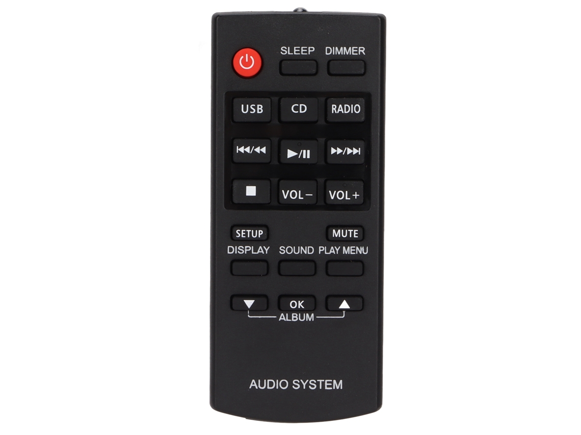 Control Remoto Para Sistema De Sonido N2qayc000060 Compatible Con Sc-hc17eb-k Y Sc-hc28p