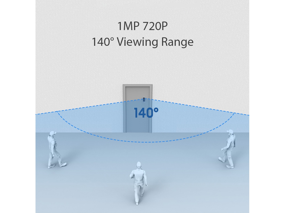 Timbre Inteligente Con Vídeo Inalámbrico, Control Remoto Mediante Aplicación, Audio Bidireccional, Visión Nocturna Y Detección De Movimiento.