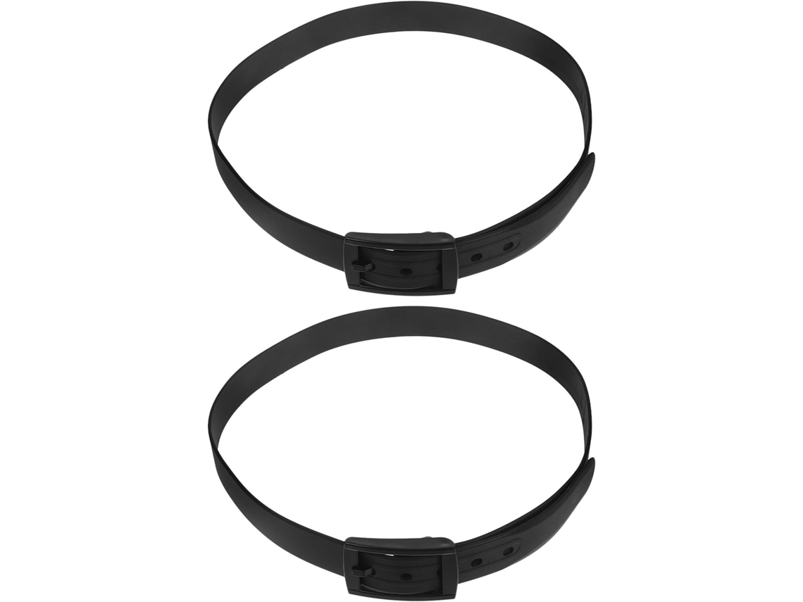 Cinturón De Golf Unisex De Silicona De 2 Piezas, Impermeable Y Ajustable Con Banda Ancha De Plástico.