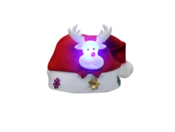 Gorro De Navidad Con Luces Led, Muñeco De Nieve, Alce, Papá Noel Para Adultos Y Niños. Regalo De Navidad.