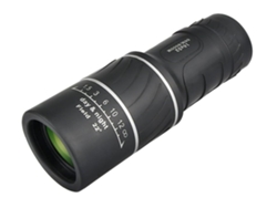 Telescópio Monocular Hd1250 Zoom Óptico De Foco Duplo 66m/8000m Preto Facpoet