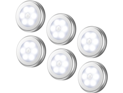 Versão Atualizada Luz com Sensor de Movimento Luz Noturna Led Alimentada Por Bateria Sem Fio Luzes de Escada para Armário em Qualquer Lugar Luzes