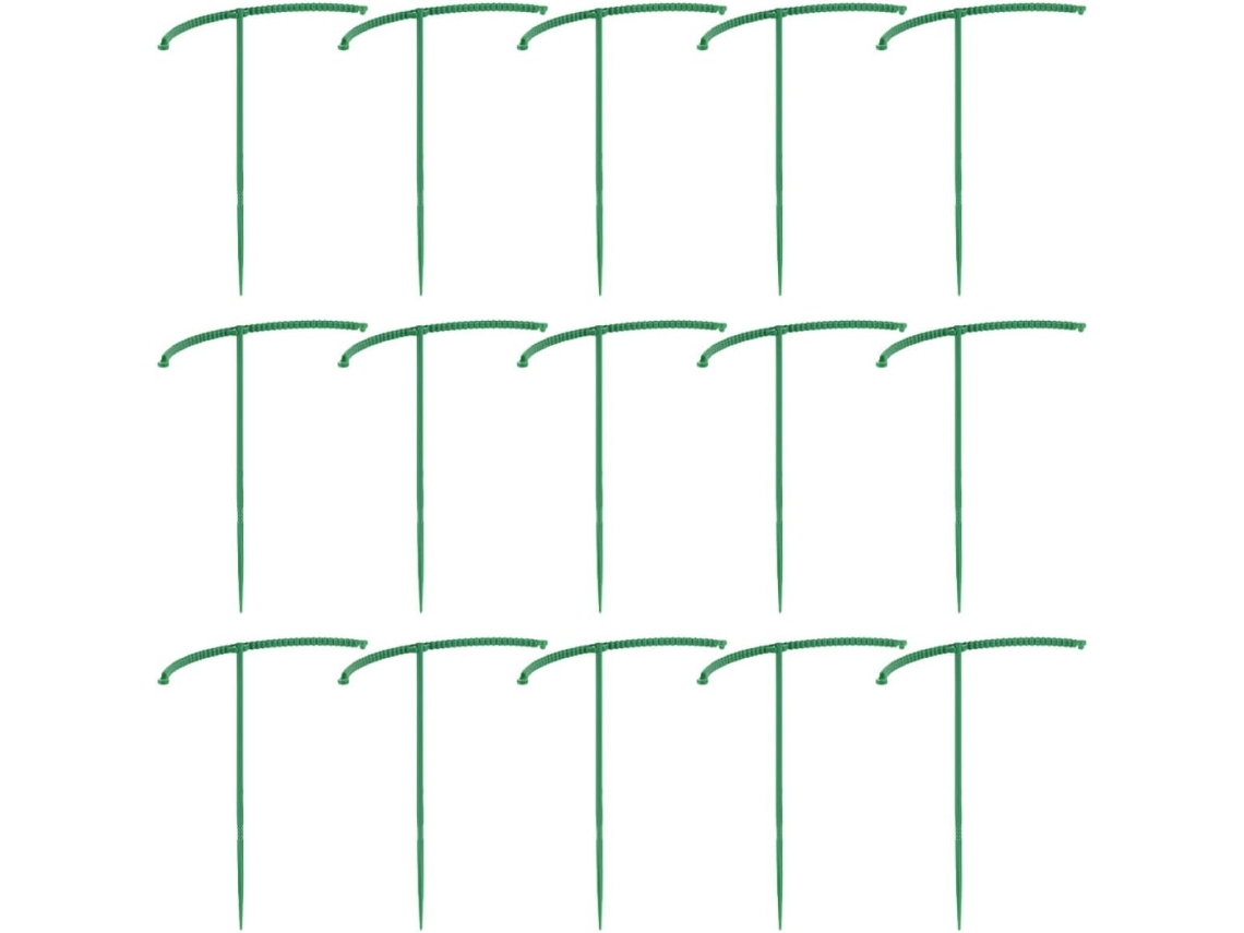 Juego De 15 Soportes De Plástico Para Plantas De Jardín, Estacas Para Plantas 20 5