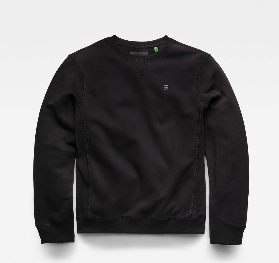 Sudadera Gstar Punto hombre m negro raw premium core