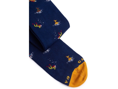 Calcetines Masculinos Largos con Diseño Subacuático Talla Única GALLO