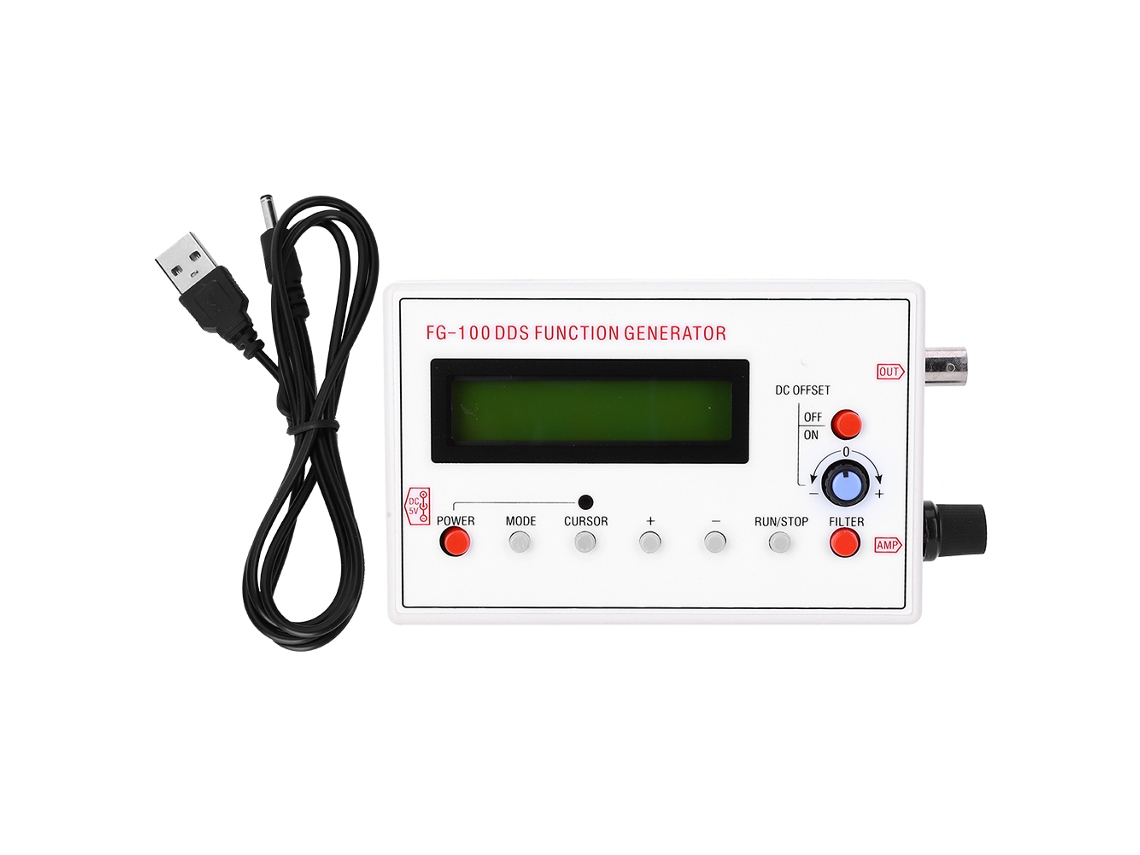 Generador De Señales Dds 1hz-500khz Módulo Fuente Señal Contador Frecuencia