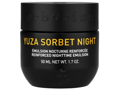 Yuza Sorbet Night Emulsion Reforzada de Noche 50 Ml ERBORIAN