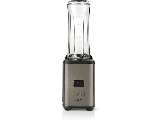 Batidora Vaso BLACK & DECKER BXJBA350E (350 W - 0.6 L - Gris)