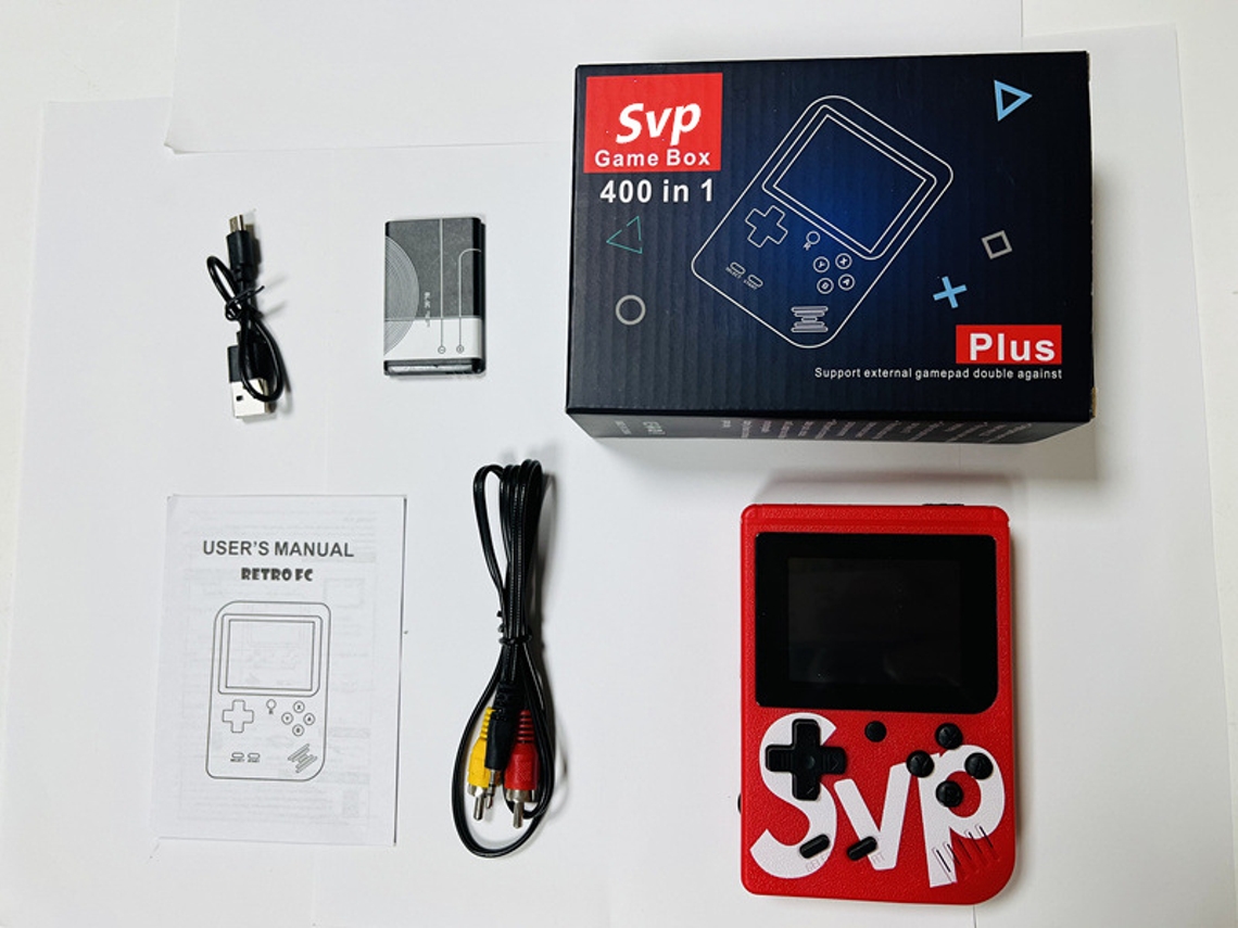 Consola De Juegos Infantil, Color Blanco, Incluye 168 Juegos, Batería Recargable*.