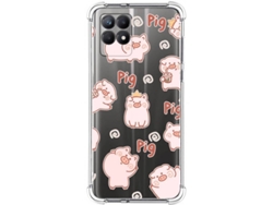 Carcasa Realme 8i TUMUNDOSMARTPHONE Cerdos Multicolor