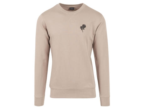 Camiseta de Hombre MISTER TEE Cuello Redondo Wasted Beige (XL)