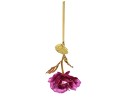 Rosa de Folha Dourada Luz Presente Dia Dos Namorados Casamento Decoração Forever Love