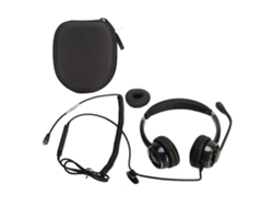 Auriculares Con Cable Para Negocios Con Cancelación De Ruido, Diseño Ergonómico Para Centros De Llamadas Y Oficinas, Con Micrófono Y Puerto Rj45.