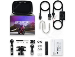 Monitor Lcd Portátil De 5 Pulgadas Para Motocicleta, Monitor Inalámbrico Resistente Al Agua Ipx7.
