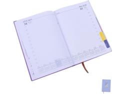 Elegante Agenda De Piel Para Tareas Prácticas Y Organización De Reuniones.