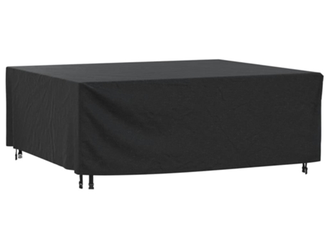 Cubierta Para Muebles De Jardín VIDAXL Negro Poliéster (200x160x70 cm)
