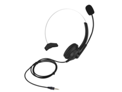 Auriculares Cómodos Con Cancelación De Ruido Para Centros De Llamadas Con Conector De 3,5 Mm.