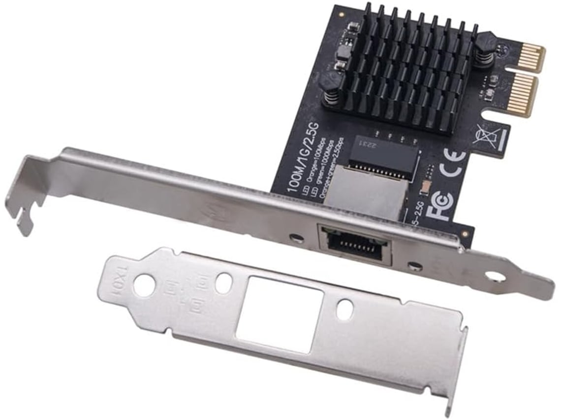 Adaptador De Red Rj45 100/1000m/2.5g Gigabit Con Cable, Chipset Rtl8125bg, Pcie Y Pci Express.