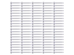 100 Tornillos Autoagujeros Acero Inoxidable Con Arandela Hexagonal Para Equipos De Hogar Y Oficina
