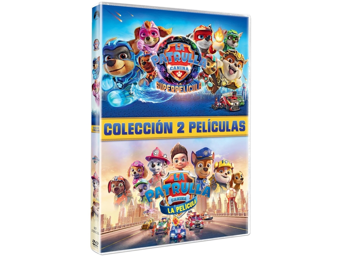 La Patrulla Canina Paw Patrol / Pack 2 Peliculas Dvd: La Pelicula The Movie La Superpelicula The Mighty Movie