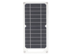 Cargador De Panel Solar 6w Mini Portátil Monocristalino Con Interfaz Usb Para Smartphone Ventilador Lámpara