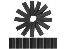 Cintas adhesivas de doble cara, 200 unidades, tiras adhesivas con cierre de velcro para proyectos de bricolaje, uso doméstico y escolar. Rosewell
