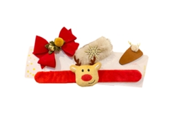 Pulsera de peluche navideña de renos para niños NEVEANCE