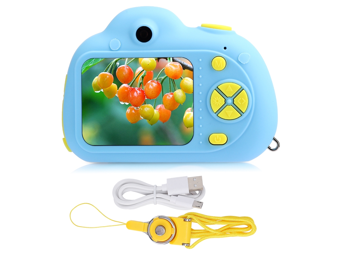 Cámara digital para niños con cable antipérdida y reconocimiento facial