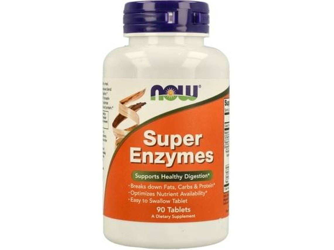 Complemento Alimentar NOW Complexo De Enzimas Digestivas De Super Enzimas (90 comprimidos)