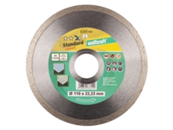 Wolfcraft 8381000 - 1 Disco De Corte De Diamante Standard Ceramic Ø 110 Mm