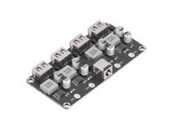 Módulo Convertidor Buck Dc Placa De Carga Rápida Usb Qc3.0 4 Vías Para Móviles