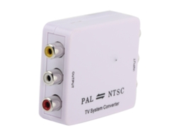 Adaptador Convertidor De Señal De Tv Bidireccional Mini Pal Ntsc Secam A Ntsc Pal Hd 1080p