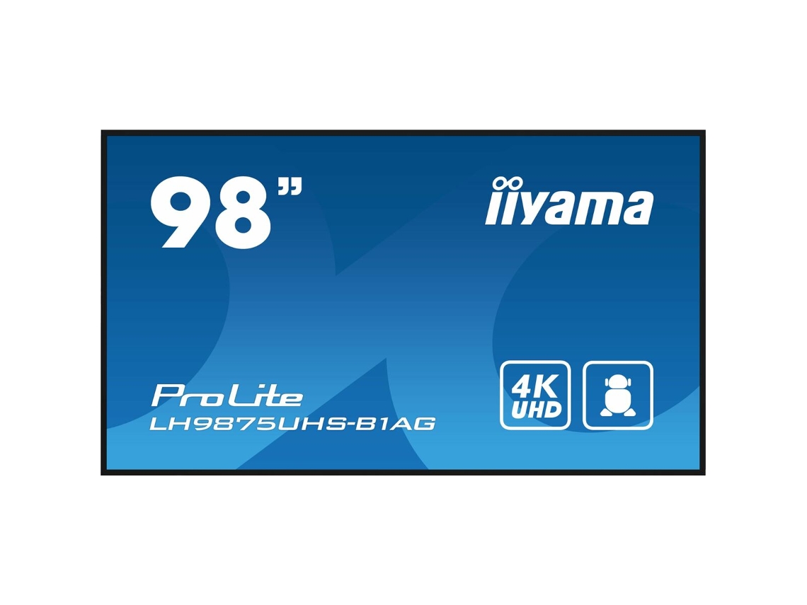 Monitor IIYAMA PROLITE (Negro - LCD - LCD - 98" - 8 ms)