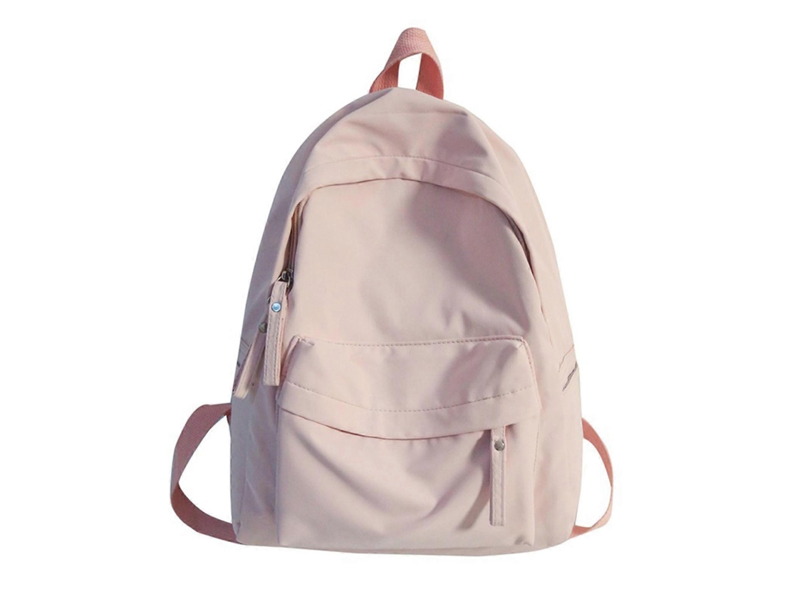 Mochila escolar para niñas adolescentes, de gran capacidad, estilo bonito, ideal para estudiantes y viajes. Rosa.