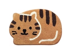 2026-alfombra De Baño Gatito Linjou Suave Absorbente Antideslizante 45x65cm Para Baño Dormitorio Cocina (kaki)