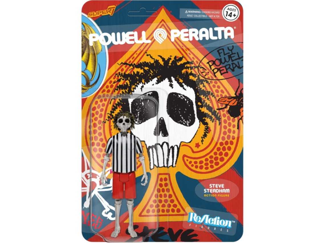 Figura Super7 POWELL PERALTA Steve Steadham Reacción 3.75