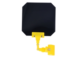 Capota De Solda Com Clips 18cm Quadrada Anti-luz Forte Proteção Ocular Manual Amarela