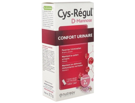 Cys-Régul D-Mannose Confort Urinario 7 Barritas NUTREOV