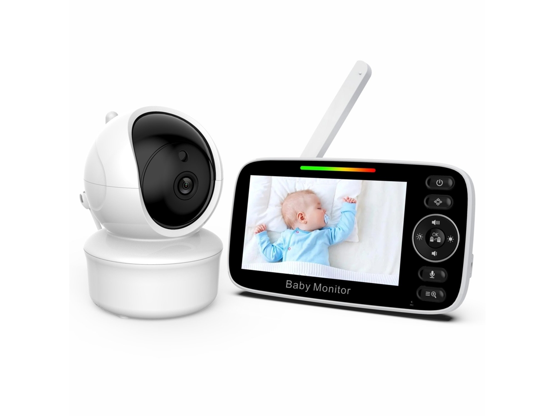 Intercomunicador Para Bebé Digitallab Sm43c Vídeo 4.3 Branco