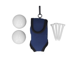2026-bolsa De Cintura Para Golf Con Depósito De Pelotas Y Portatees, Bolsa Deportiva De Neopreno Azul
