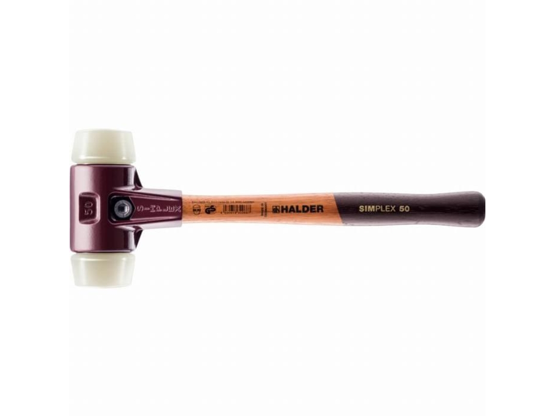 HALDER Martillo Duro Simplex Cabezas Nylon Cabeza Ø: 30 Mm