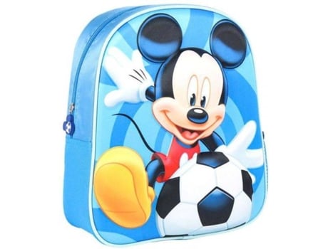 Mochila DISNEY Mickey 3D (Rojo - Poliéster - 7x26x31 cm)