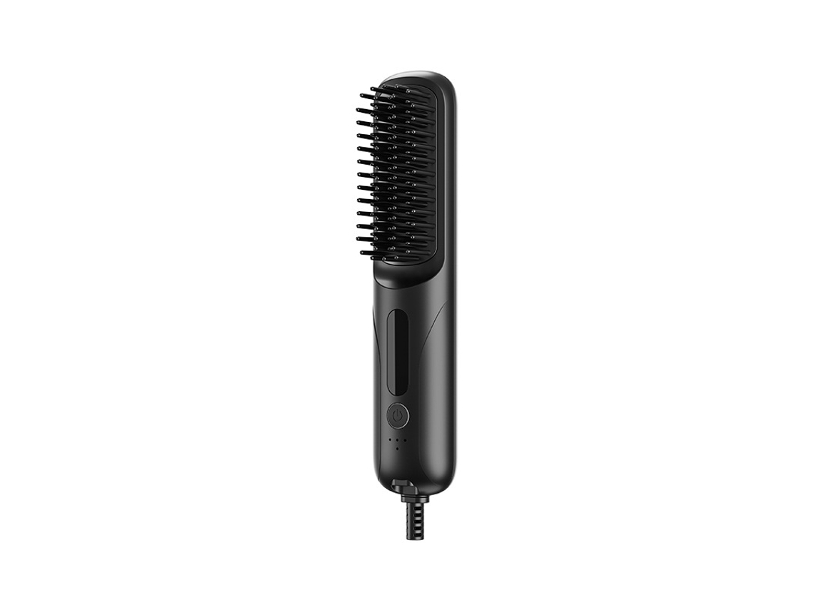 Cepillo Alisador Sin Cable, 4 Niveles Calor, Carga Usb, Para Todo Cabello, Usar En Casa O Viaje
