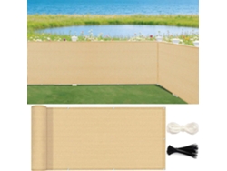 110 X 300 Cm, Pantalla Privacidad, Guojun, Hdpe, Resistente Al Viento, Protección Uv, Para Balcón