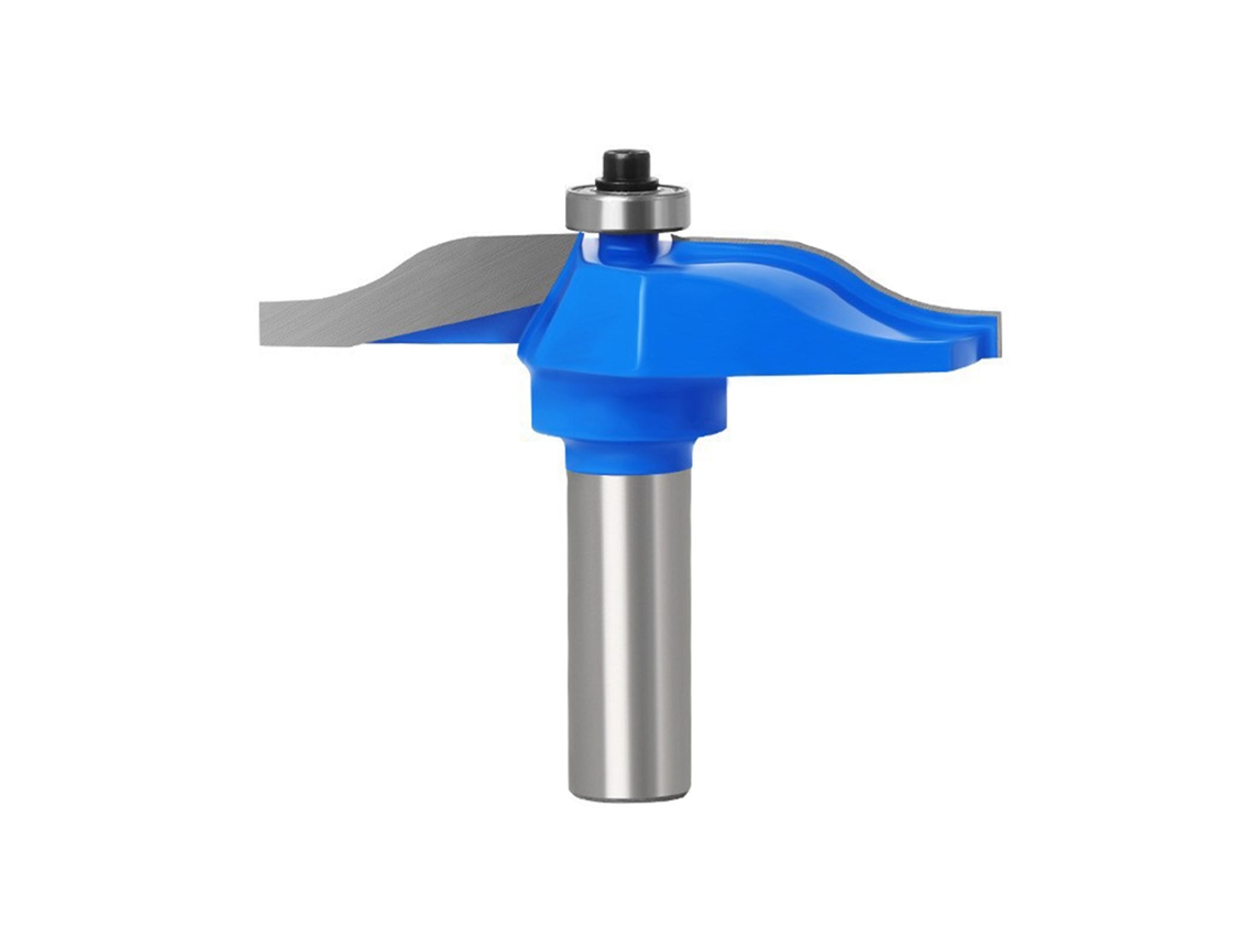 2026velora-broca Router Roman Ogee Con Mango 1/2 Carburo Habilidad Resistente Al Calor Azul Para Trabajo De Madera